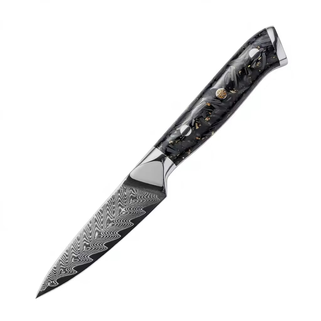 Couteau Paring 9 cm Carbon Fiber Noir
