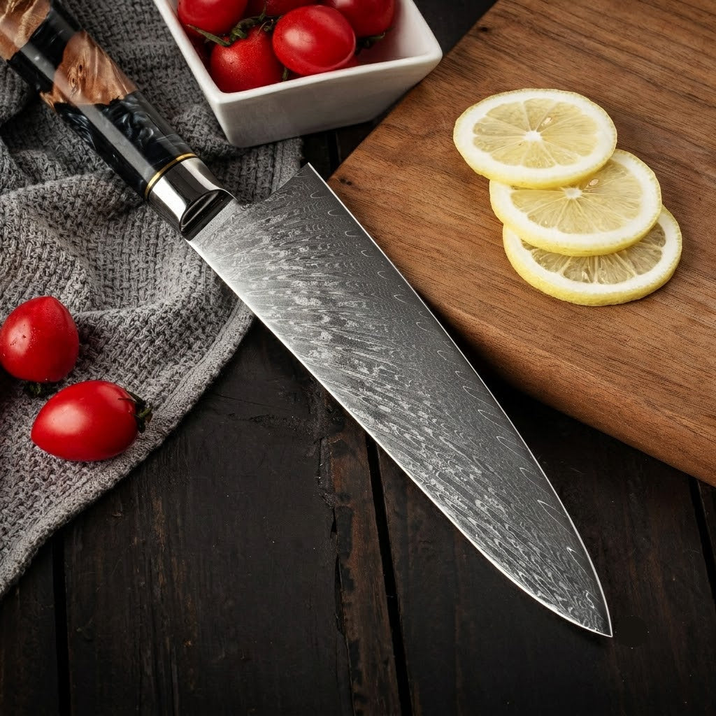Couteau Chef 24 cm Black Maple Burl