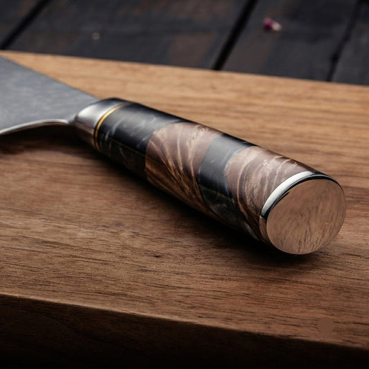 Couteau japonais Black Maple Burl