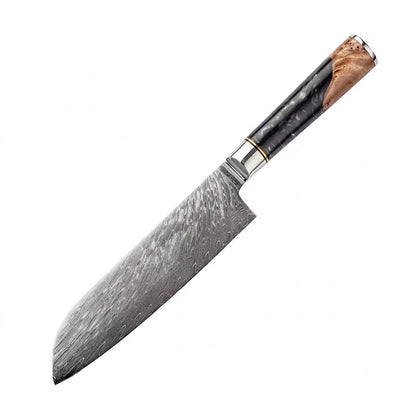 Couteau Santoku 19 cm Black Maple Burl