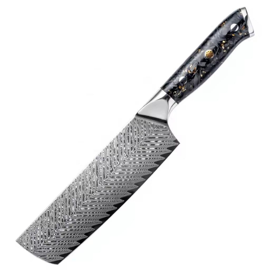 Nakiri 17 cm — Carbon Fiber Noir