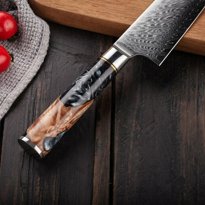 Couteau japonais Black Maple Burl