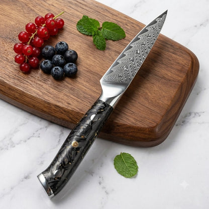 Couteau Paring 9 cm Carbon Fiber Noir