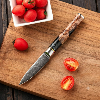 Couteau japonais Black Maple Burl