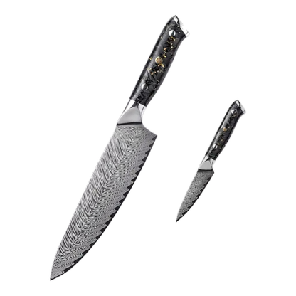 Set 2 Damascus — Carbon