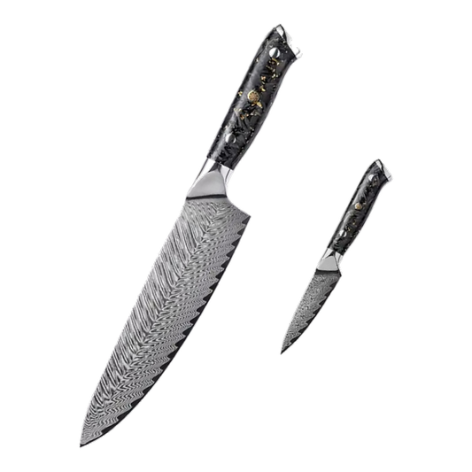 Set 2 Damascus — Carbon