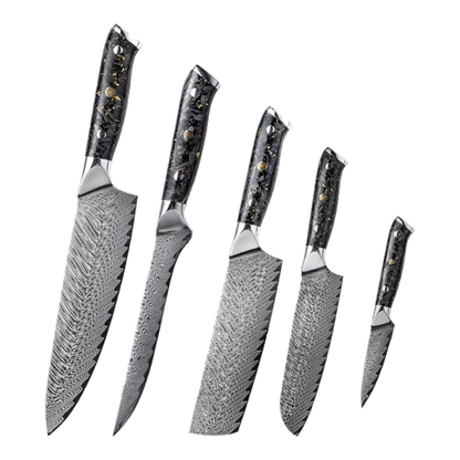 Set 5 Damascus — Carbon