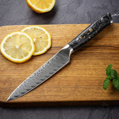 Couteau Utilitaire 13 cm Carbon Fiber Noir